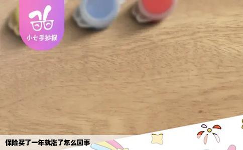 保险买了一年就涨了怎么回事