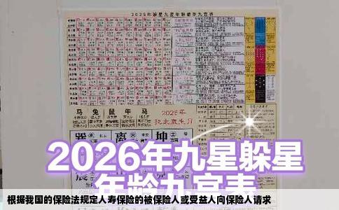 根据我国的保险法规定人寿保险的被保险人或受益人向保险人请求