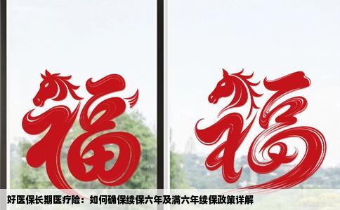 好医保长期医疗险：如何确保续保六年及满六年续保政策详解