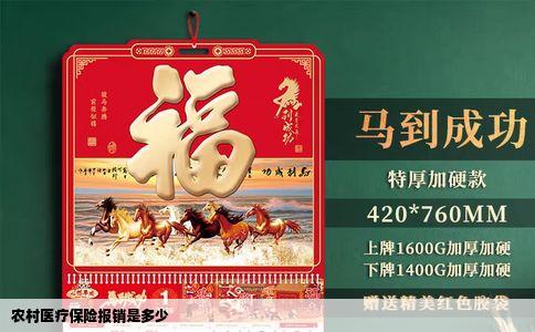 农村医疗保险报销是多少