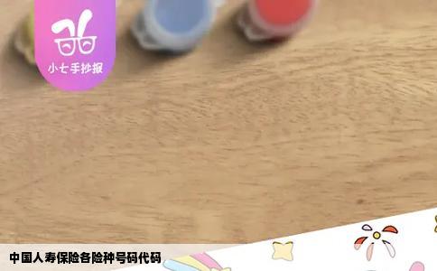 中国人寿保险各险种号码代码