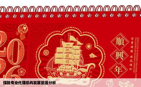 保险专业代理机构发展前景分析