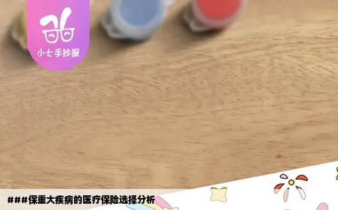 ###保重大疾病的医疗保险选择分析