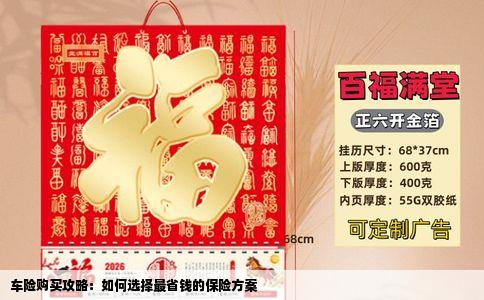 车险购买攻略：如何选择最省钱的保险方案