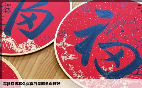 车险应该怎么买真的是越全面越好