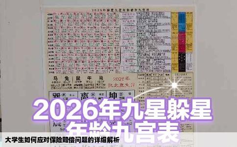 大学生如何应对保险赔偿问题的详细解析