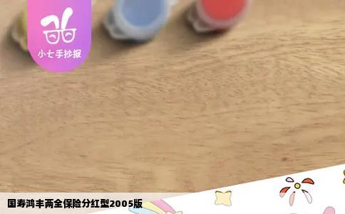 国寿鸿丰两全保险分红型2005版