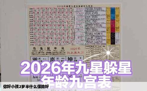 你好小孩2岁半什么保险好