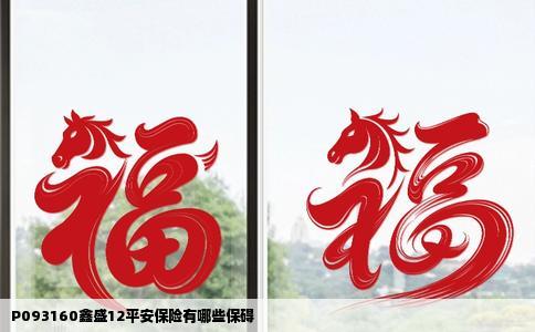 P093160鑫盛12平安保险有哪些保碍