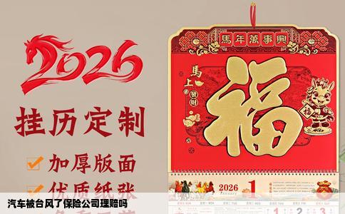 汽车被台风了保险公司理赔吗