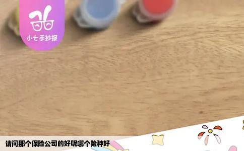 请问那个保险公司的好呢哪个险种好