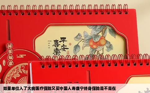 如果单位入了大病医疗保险又买中国人寿康宁终身保险是不是在