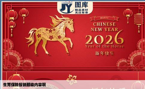 生育保险报销那些内容啊