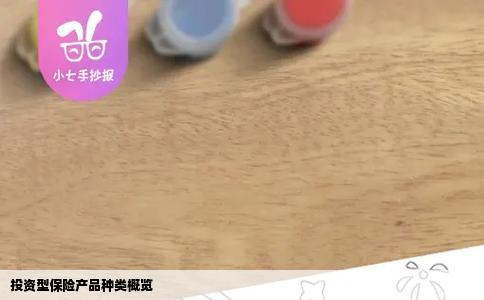 投资型保险产品种类概览