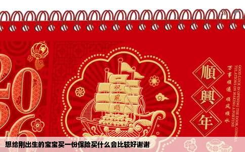 想给刚出生的宝宝买一份保险买什么会比较好谢谢