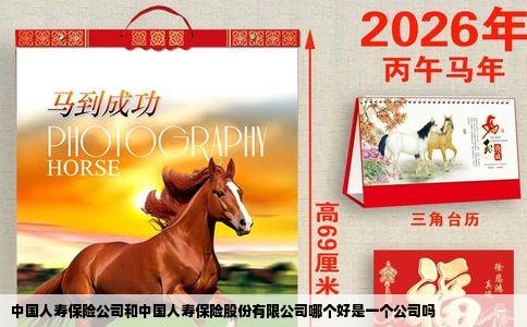 中国人寿保险公司和中国人寿保险股份有限公司哪个好是一个公司吗