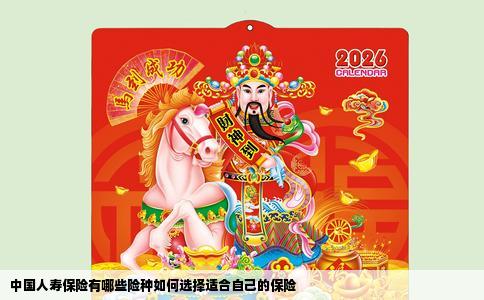 中国人寿保险有哪些险种如何选择适合自己的保险