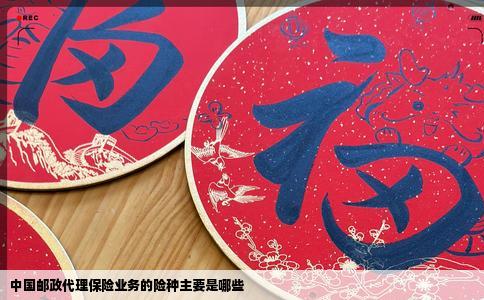 中国邮政代理保险业务的险种主要是哪些