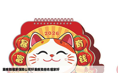 重疾险哪家保险公司好重疾险排名哪家好